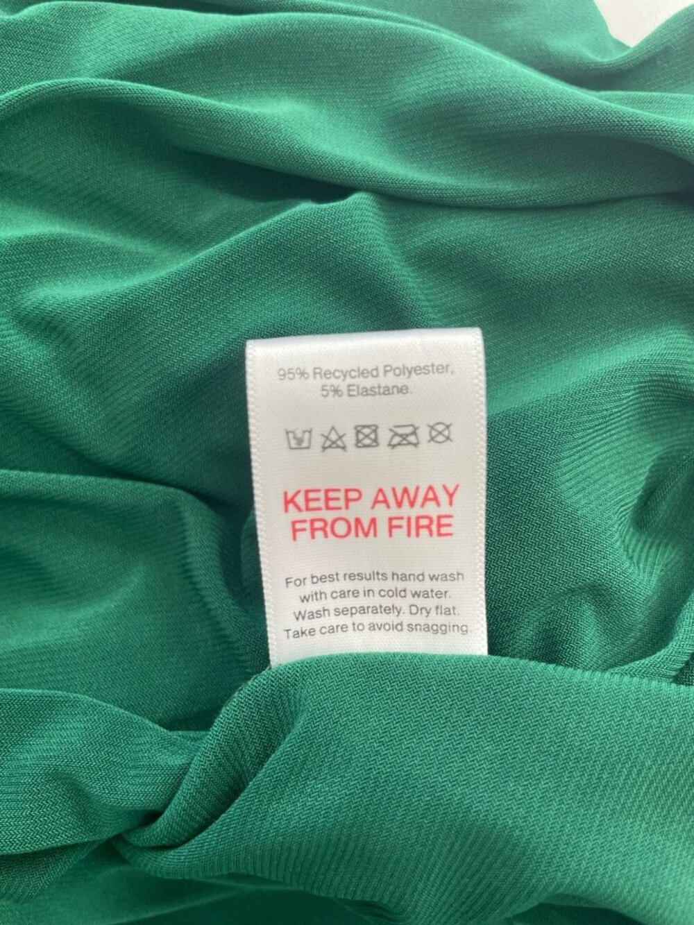 AYM Ava Maxi Dress Green Flutter Slip Sleeve Wrap Tie Detail Women's Sz S NWT - Picture 10 of 10